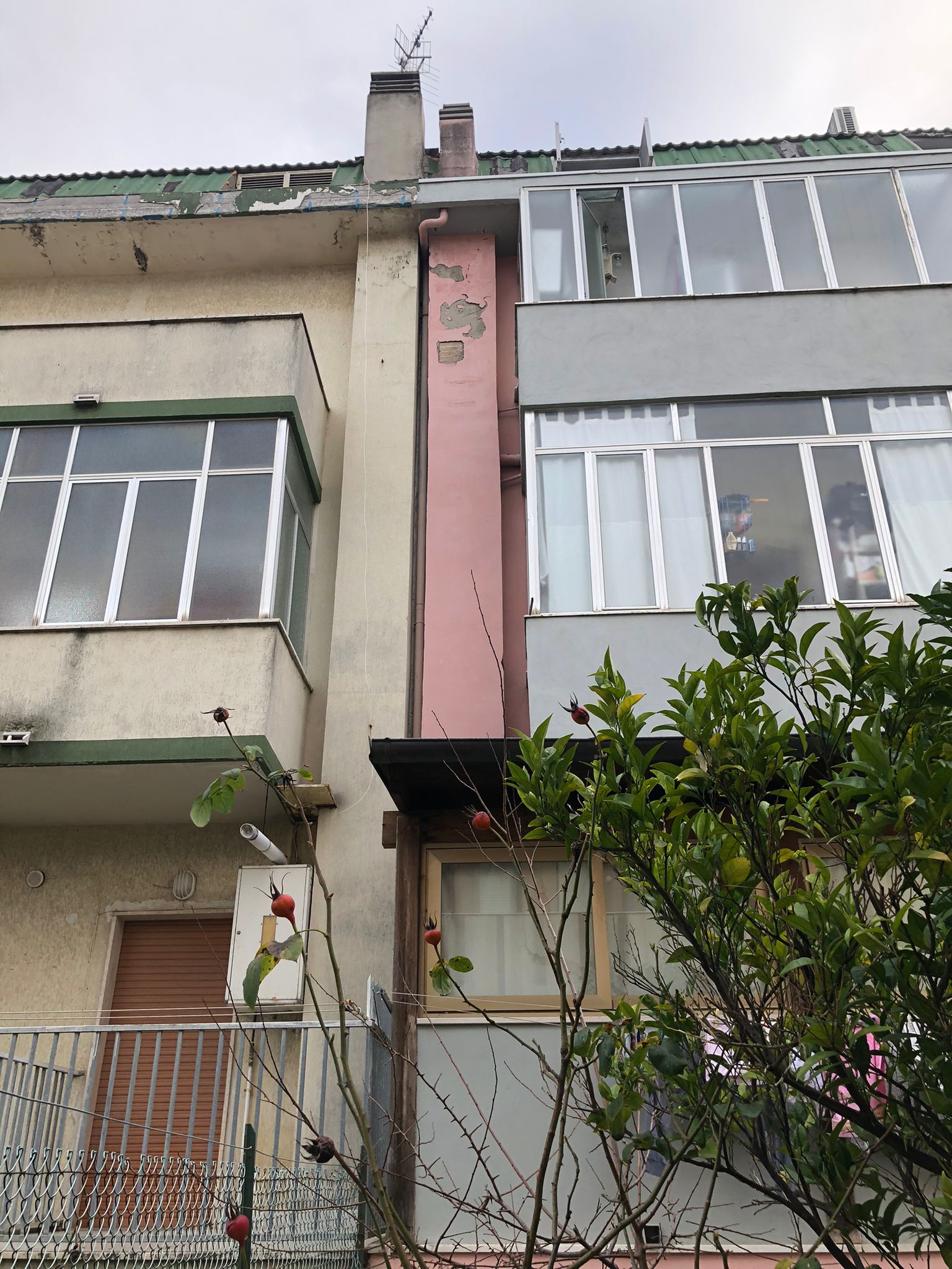 mercurio architettura ingegneria ristrutturazione condominio via aventino prima 2